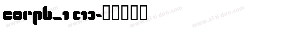 Corpb_1 (1)字体转换